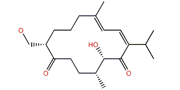 13,19-Dihydroxy-1,3-cembradiene-9,14-dione
